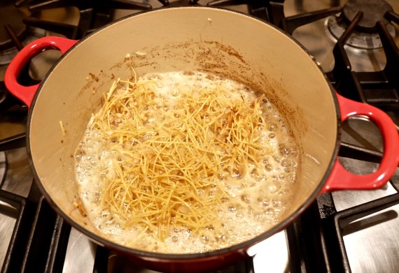 Rice Pilaf onions and noodles