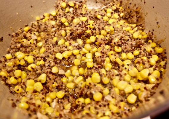 quinoa with corn