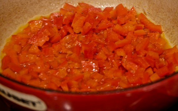 Cous cous red pepper