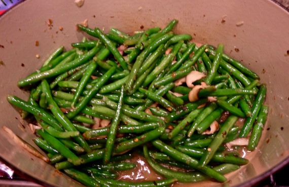 Green beans mushrooms green beans