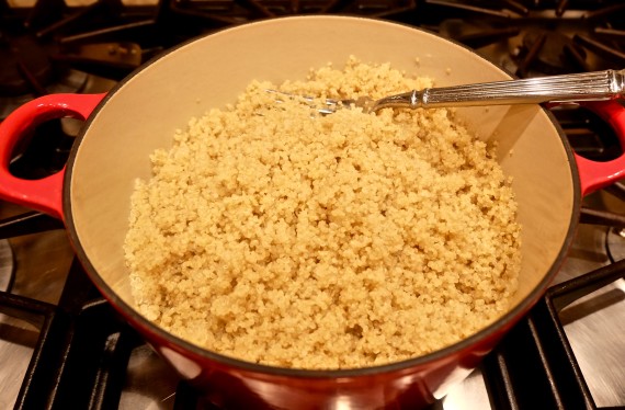 golden sunshine quinoa fluff