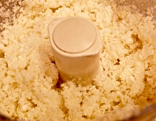 Cauliflower rice in food processor