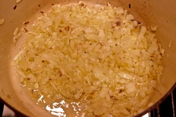 Cauliflower rice onions