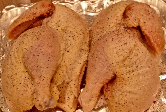 Cornish hen salt and pepper