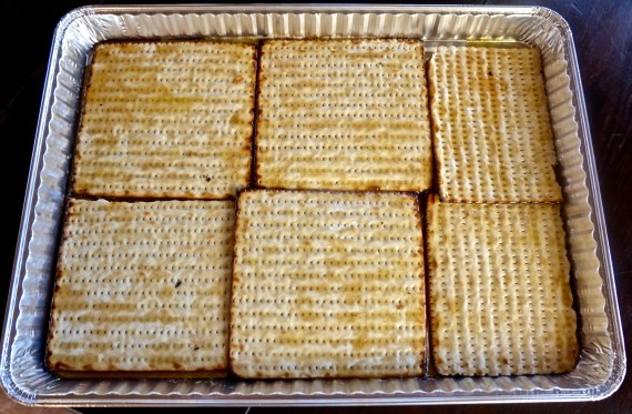 matzoh with caramel