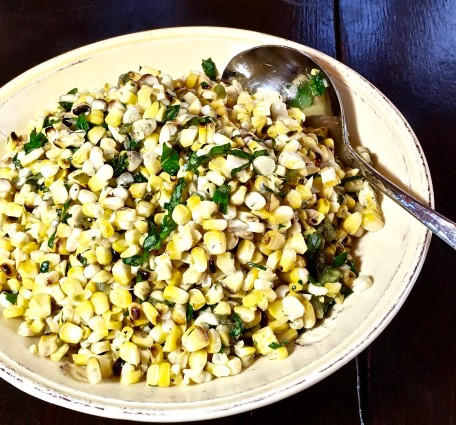 grilled corn waiting