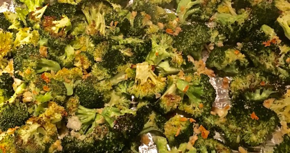 oven roasted broccoli broccoli browned