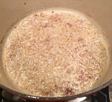 spinach bake shallots cooking