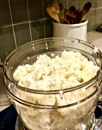 cauliflower mash in food processor