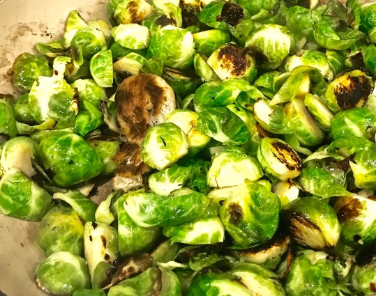 hot and sweet brussels browning