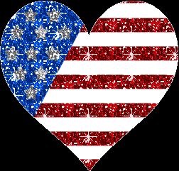 4th of July heart