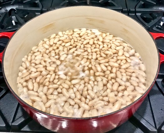 Beans cooking