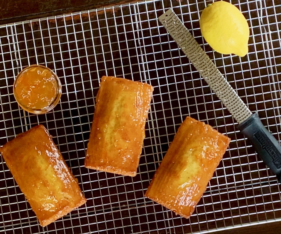 Mini Lemon and Poppy Seed Drizzle Loaves - Tasting Thyme